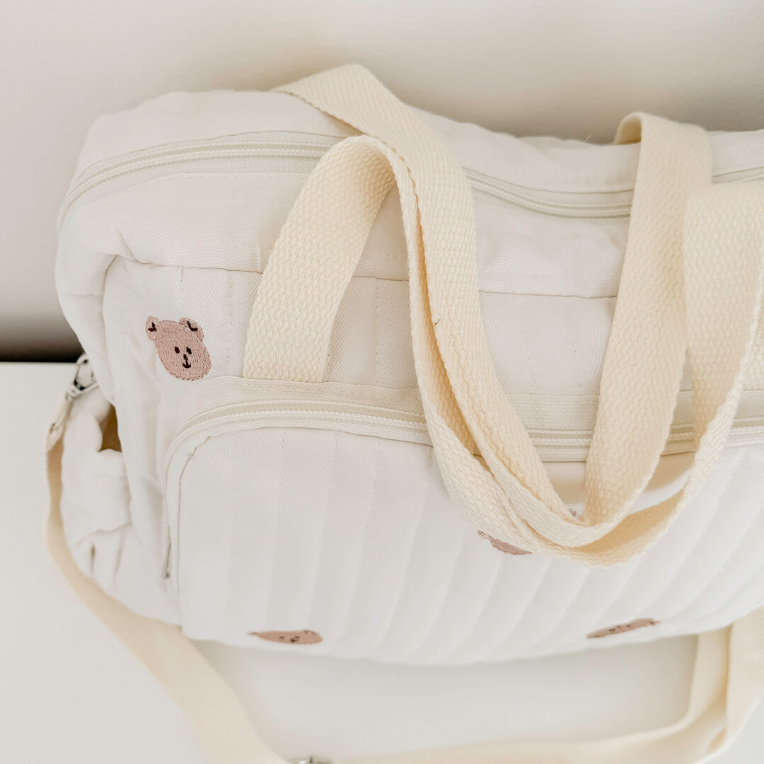 Multi-Pocket Diaper Shoulder Bag