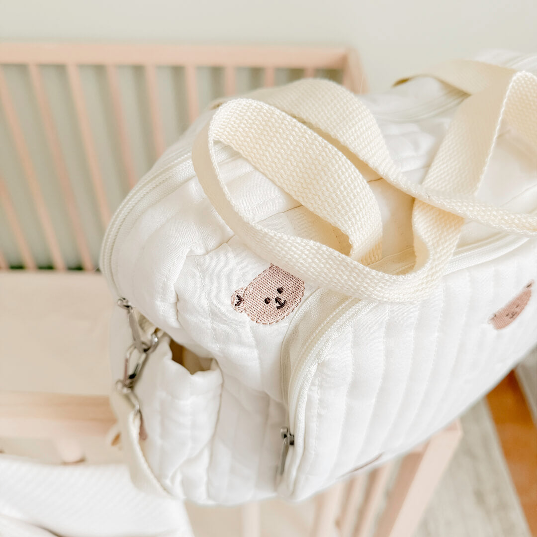 Multi-Pocket Diaper Shoulder Bag