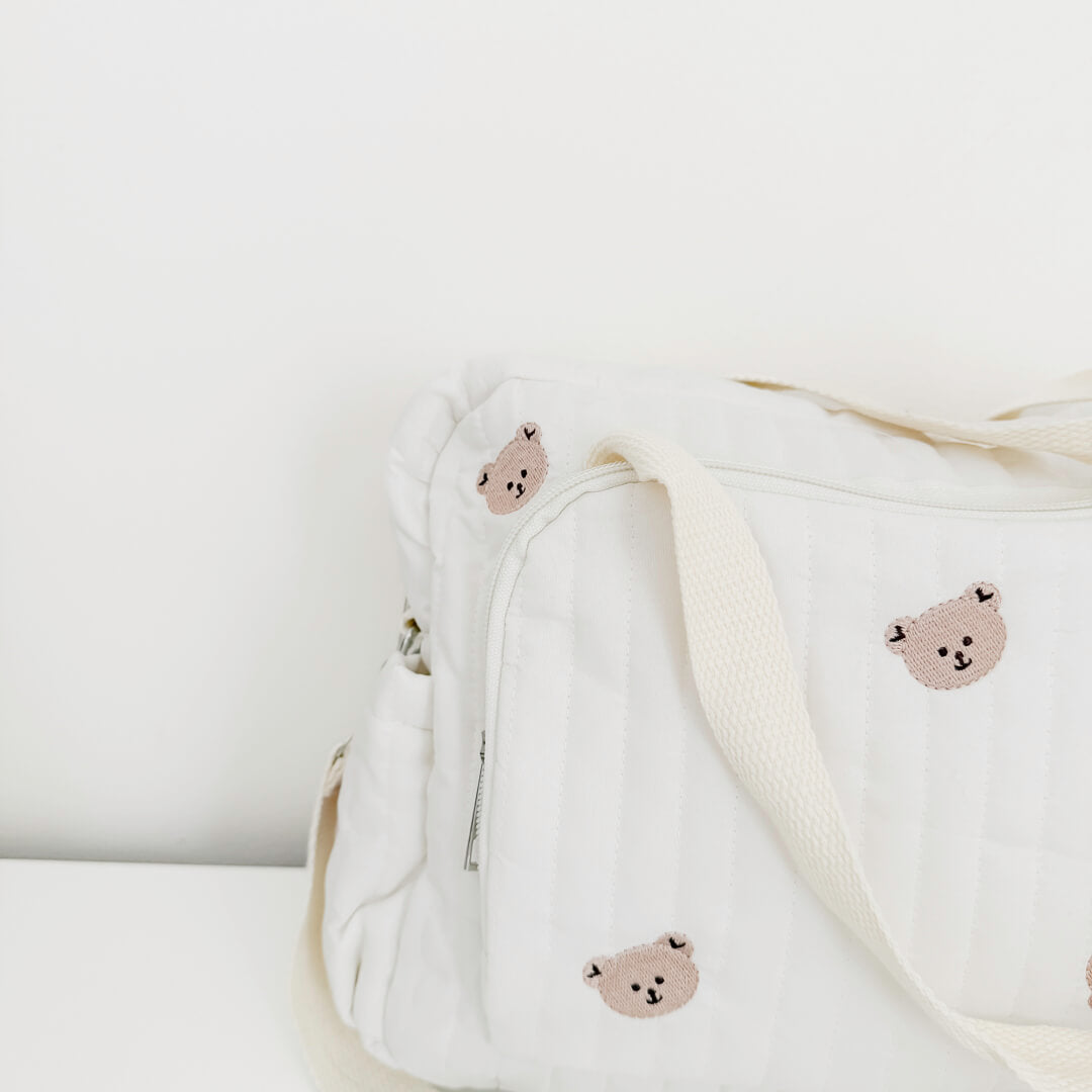 Multi-Pocket Diaper Shoulder Bag