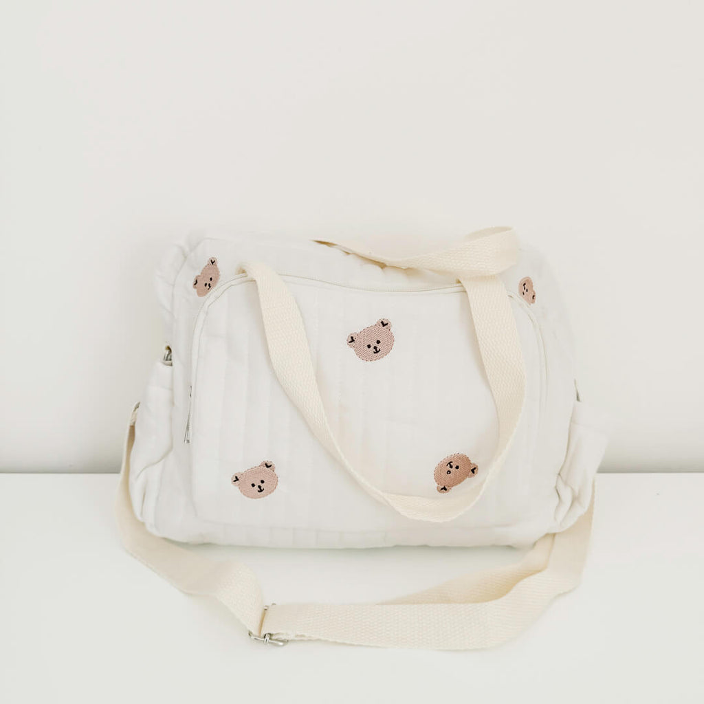 Multi-Pocket Diaper Shoulder Bag